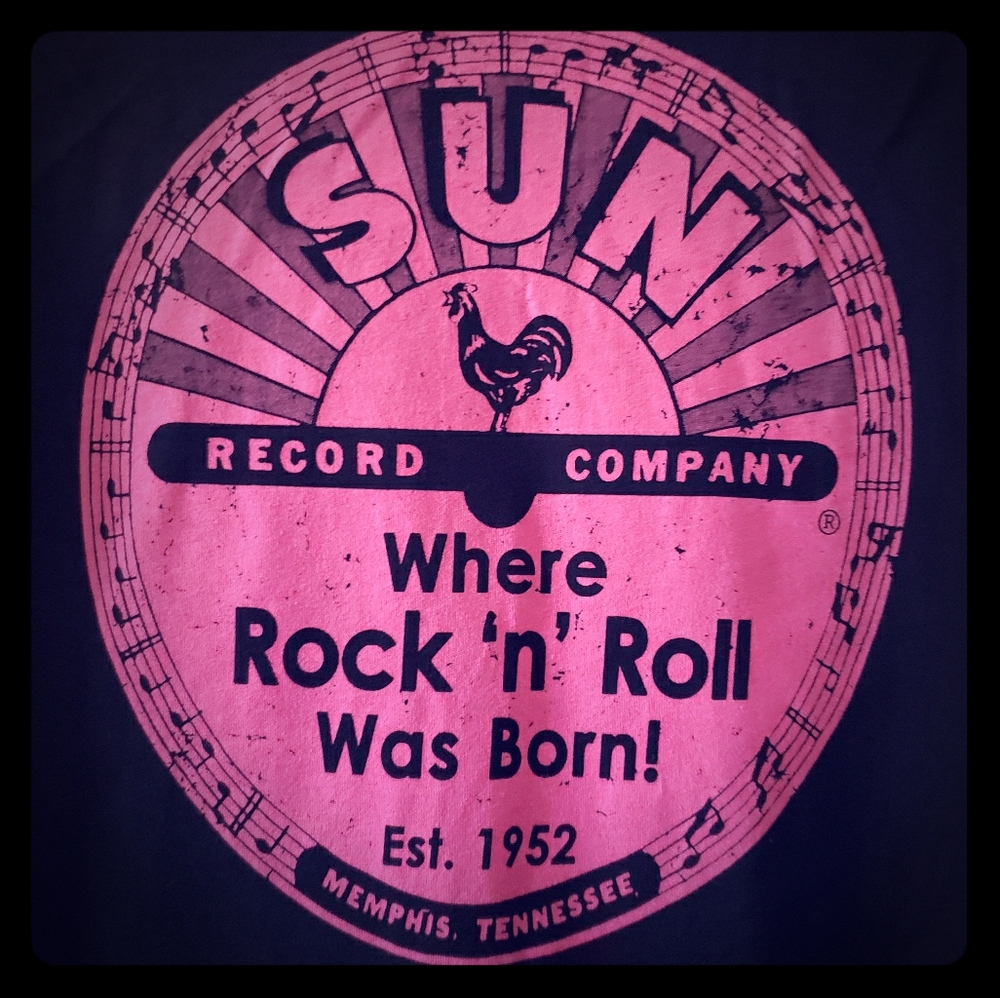 Steady Clothing Sun Records Pink Logo Women's  Tee